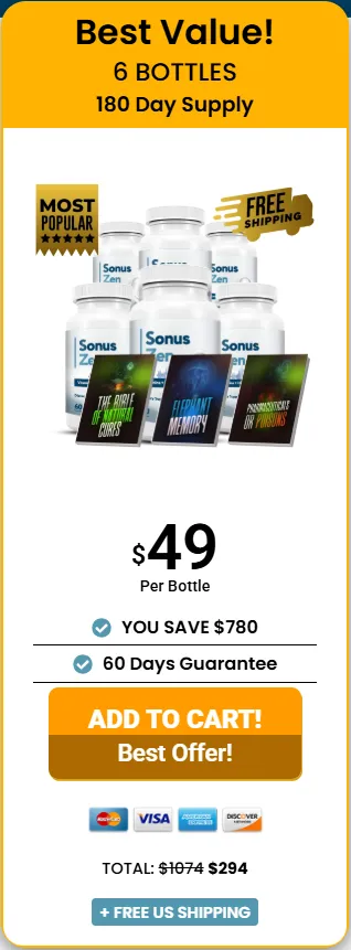 Buy SonusZen 6 Bottles